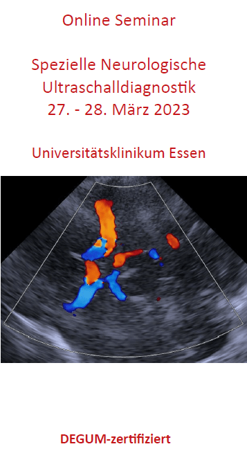 Online Seminar "Special Neurological Ultrasound Diagnostics" March 2023
